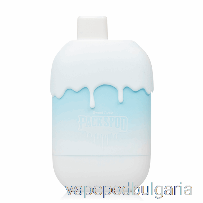 Vape Bulgaria Packwood Packspod 5000 за еднократна употреба Marshmallow Fluff (sweet Cloud)